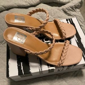 DV Dolce Vita Nude Braided Heels